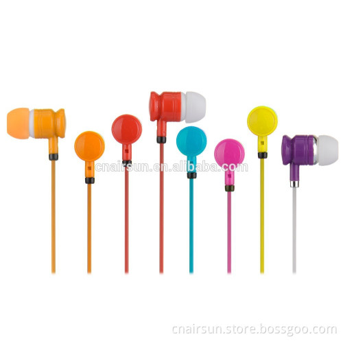 Colorful In-ear Earbud with Square Plastic Box